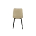 Chair Romimex Beige Velvet Metal 45 x 89 x 55 cm