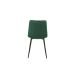 Stoel Romimex Groen Fluweel Metaal 45 x 89 x 55 cm