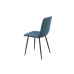 Silla Romimex Azul Terciopelo Metal 45 x 89 x 55 cm