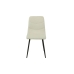 Chaise Romimex Blanc Velours Métal 45 x 89 x 55 cm