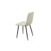 Chair Romimex White Velvet Metal 45 x 89 x 55 cm