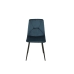 Chair Romimex Blue Velvet Metal 45 x 89 x 55 cm