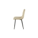 Chaise Romimex Beige Velours Métal 45 x 89 x 55 cm