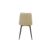 Chair Romimex Beige Velvet Metal 45 x 89 x 55 cm