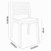 Garden chair Garbar Wind Red polypropylene 50 x 78 x 54 cm (4 Units)