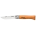 Lommekniv Opinel nº9 Karbonstål bøktre 9 cm