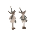 Christmas bauble Home ESPRIT Green Beige Reindeer 29 x 16 x 60 cm (2 Units)