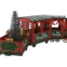 Christmas bauble Home ESPRIT Red Green Train 97 x 16 x 26,5 cm