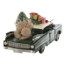 Kerstversiering Home ESPRIT Rood Groen 36 x 14,5 x 23 cm (2 Stuks)