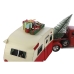 Kerstversiering Home ESPRIT Rood Caravan 73 x 19 x 28,5 cm