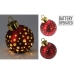 Bola de Navidad Lifetime Rojo Ø 15 cm Luz LED