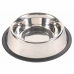 Pet feeding dish Trixie 24853 Black/Silver Stainless steel