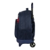 Mochila Escolar com Rodas Munich Storm Azul Marinho 22 L