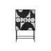 Armario Home ESPRIT Blanco Negro Metal Abeto 100 x 40 x 170 cm