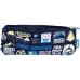 Astuccio Scuola Milan The Yeti Blu Marino 23 x 9 x 1,5 cm