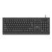 Tastatur Ewent EW3286 Schwarz Qwerty Spanisch QWERTY