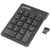 Numeric keyboard Manhattan 178846 Black