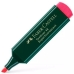 Highlighter Faber-Castell 154821 Red 10 Pieces (10 Units)