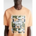 Heren-T-Shirt met Korte Mouwen Vans VN0A5E7YD051 Oranje