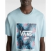 Heren-T-Shirt met Korte Mouwen Vans VN0A5E7YCZI1 Hemelsblauw