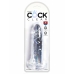 Zwarte Dildo Pipedream King Cock Clear