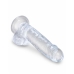 Zwarte Dildo Pipedream King Cock Clear