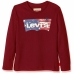 Camiseta de Manga Corta Hombre Levi's NI10337 Rojo Oscuro