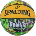 Basketball Spalding Graffiti Gul Naturgummi (Størrelse 7)