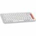 Tangentbord Logitech Pop Icon Vit Qwerty Spanska QWERTY