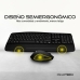 Teclado e Rato Owlotech EK500 Preto