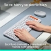 Billentyűzet Logitech Pop Icon Fehér Spanyol Qwerty QWERTY