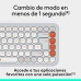 Billentyűzet Logitech Pop Icon Fehér Spanyol Qwerty QWERTY