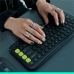 Billentyűzet Logitech Pop Icon Fehér Spanyol Qwerty QWERTY