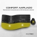 Teclado e Rato Owlotech EK500 Preto