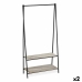 Stojan na klobouky Confortime Negru Lemn Metal 80 x 40 x 160 cm