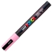 Marker farby akrylowe POSCA PC-3M Jasnoróżowy 0,9-1,3 mm (6 Sztuk)