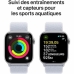 Chytré hodinky Apple Watch Series 10 Modrý Stříbřitý