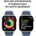 Okosóra Apple Watch Series 10 Kék Ezüst színű 46 mm