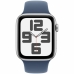 Montre intelligente Apple Watch SE Bleu Argenté 44 mm