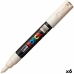 Acrylverfmarkeerder POSCA PC-1M 0,7 mm Beige (6 Stuks)