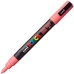 Acrylic paint marker POSCA PC-3M Coral 0,9-1,3 mm (6 Units)