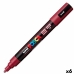 Marker farby akrylowe POSCA PC-3M Czerwone wino 0,9-1,3 mm (6 Sztuk)