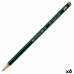 Blyantsett Faber-Castell 9000 Sekskantet 4H (6 enheter)