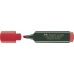 Subrayador Faber-Castell TEXTLINER 48 Rojo (10 Unidades)