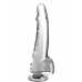 Dildo Realista Pipedream King Cock Clear TPE Transparente