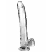 Zwarte Dildo Pipedream King Cock Clear