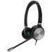 Auriculares com microfone Yealink YHS36-DUAL Preto/Prateado