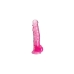 Natürliches Dildo Pipedream King Cock Clear TPE Rosa