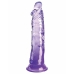 Gode réaliste Pipedream King Cock Clear TPE Violet