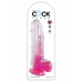 Consolador Realista Pipedream King Cock Clear TPE Rosa